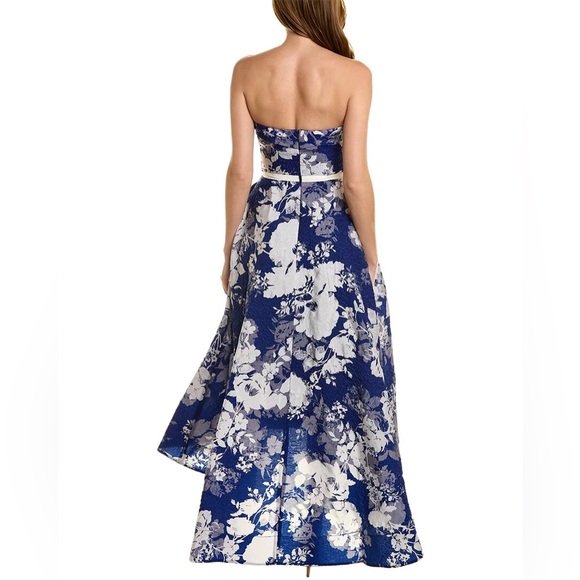 Marchesa Organza Cloque Hi-low Gown - Picture 2 of 2